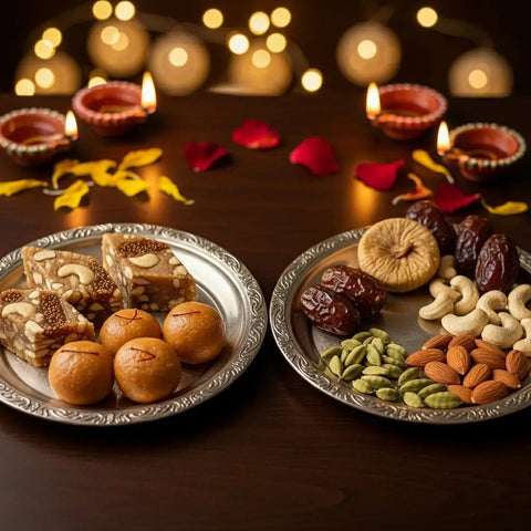 Diwali Sweets: Fig- Cashew Barfi and No-Sugar Peda