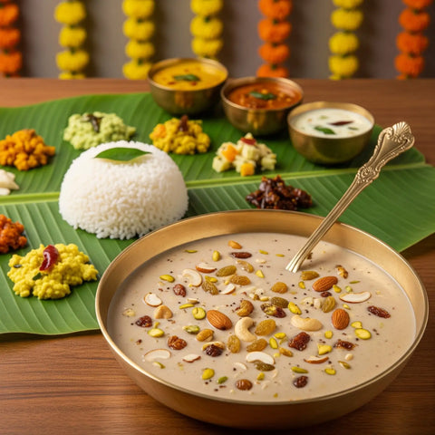 Healthy Dates, Nuts & Dry Fruits Payasam Recipe for Onam