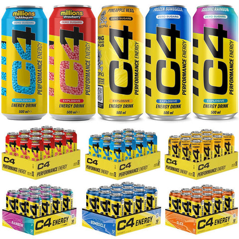C4 Performance Energy Drink Millions BUBBLEGUM 500ml