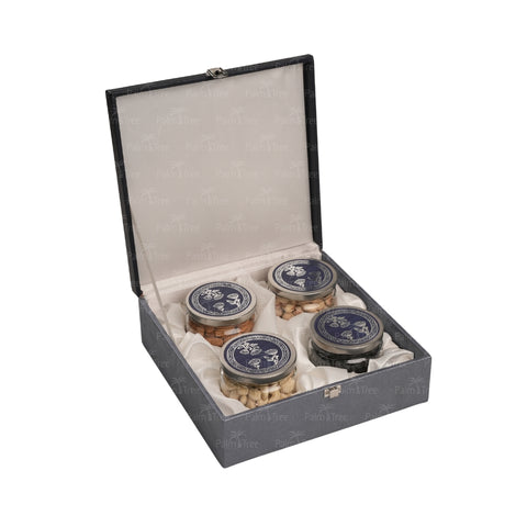 Palm Tree Diwali Celebration Gift Box | Premium Cashew, Almond, Pista & Kismis Hamper