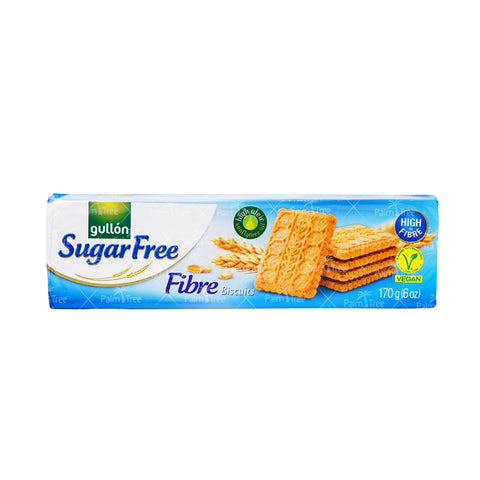 Gullón Sugar Free Fibre Biscuits 170G| High-Fiber Healthy Snack