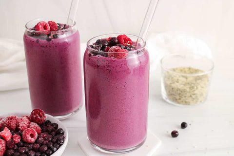 Chia-Blueberry Supercharge Smoothie