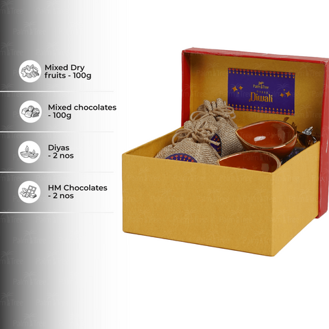 Sunehri Diwali Gift box