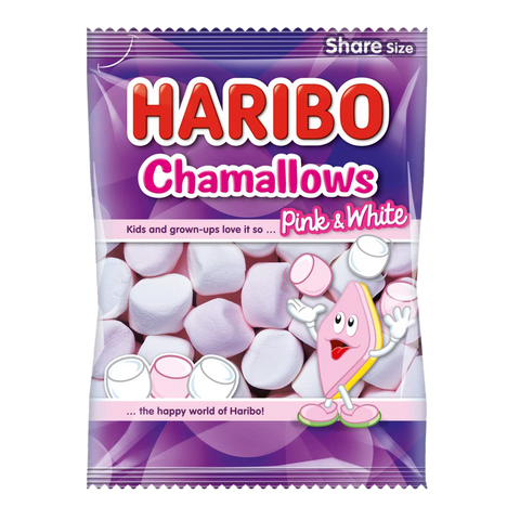 HARIBO CHAMALLOWS PINK & WHITE 140 G