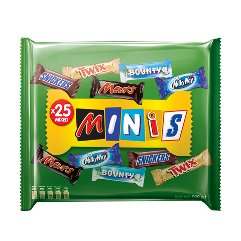 MARS MIXED MINIS ASSORTED 500 G