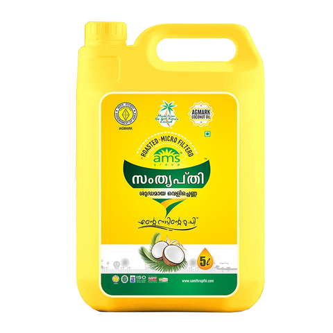 SAMTHRUPTHI PURE COCONUT OIL CAN 5000 ML