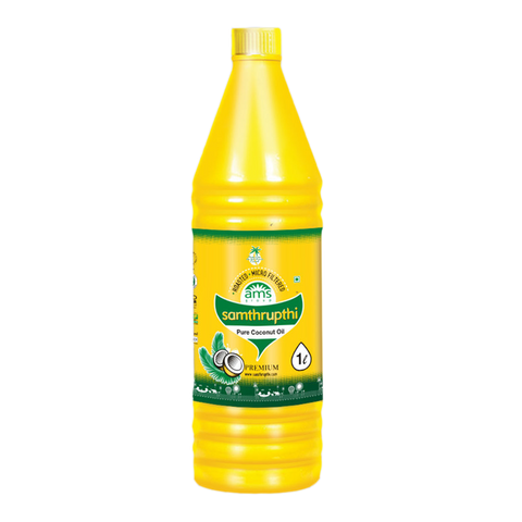 SAMTHRUPTHI PURE COCONUT OIL YELLOW 1000 ML