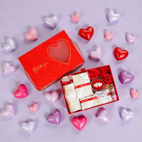 Valentine’s Hamper -  Golden Heart of Love Gift Box