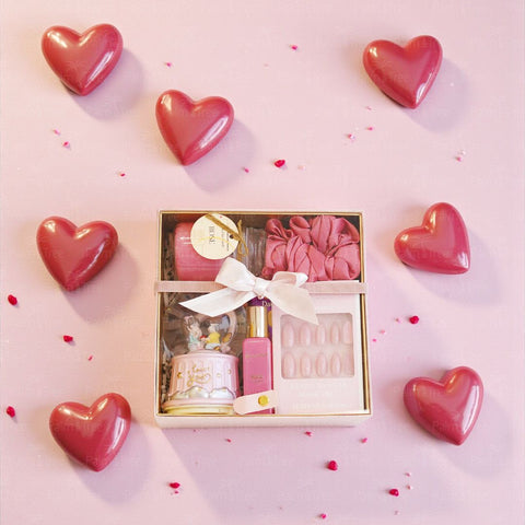 Valentine's Hamper - Blushing Love Gift Box