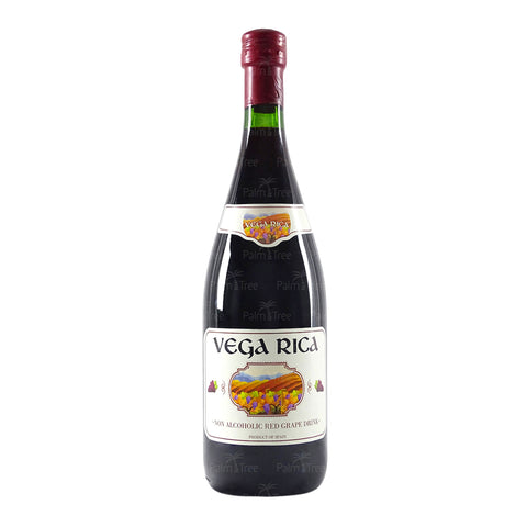 Vega Rica Non Alcoholic Red Grape Wine 1L