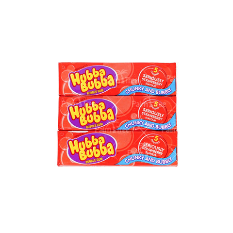 Hubba Bubba Bubble Gum Serious Strawberry Flavour – Fun & Fruity Chew