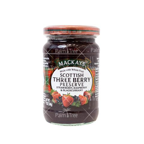 Mackays Scottish Threeberry Preserve – Rich Berry Blend Jam
