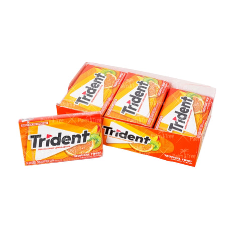 Trident Tropical Twist Gum | Sugar-Free Chewing Gum