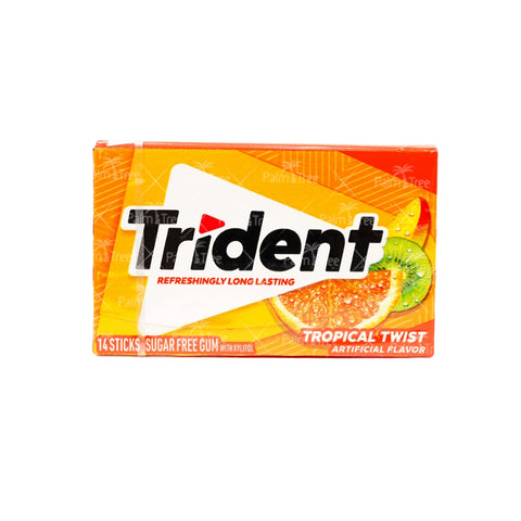 Trident Tropical Twist Gum | Sugar-Free Chewing Gum
