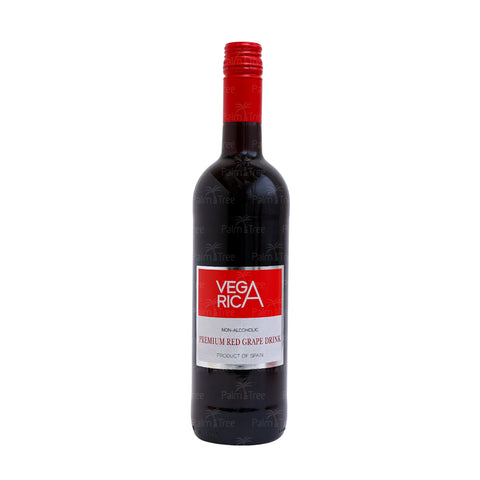 Vega Rica Premium Non-Alcoholic Red Grape Wine 750ml