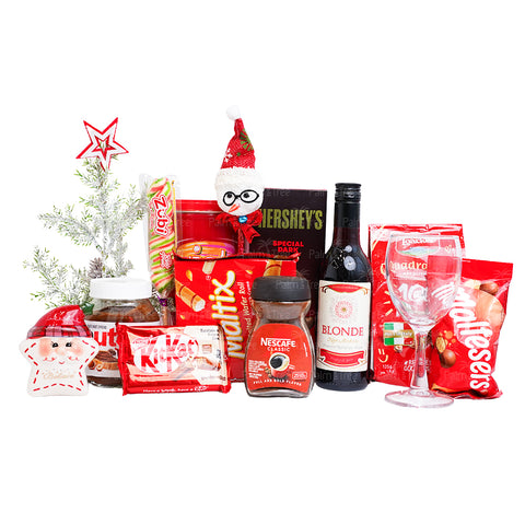 Luxury Christmas Treat Hamper – Premium Chocolates, Cookies & Festive Goodies